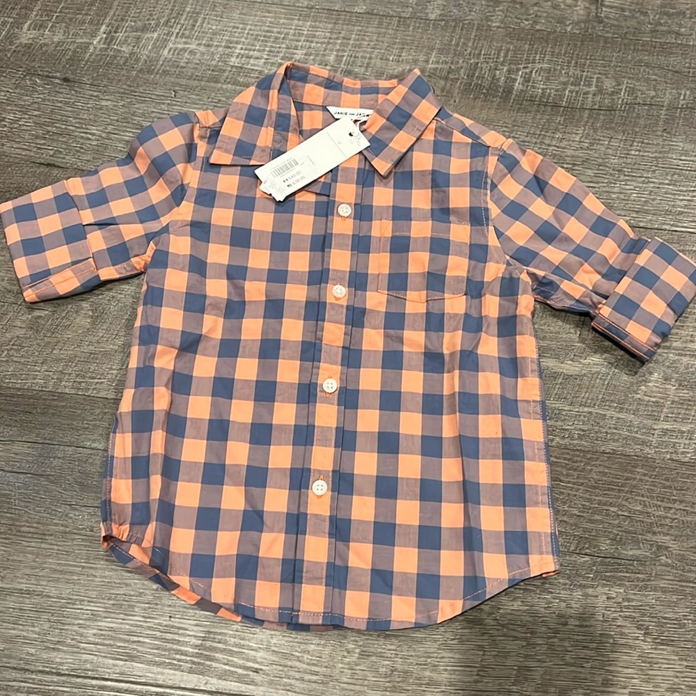 Toddler boys button down shirt
